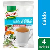 Mix Saborizador Verduras Cero Sodio Knorr 4 sobres