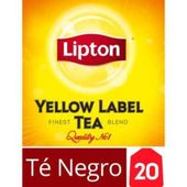 Te Yelow Label Lipton 20 saquitos