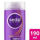 Shampoo Liso Perfecto Hidratacion Sedal 190 cc