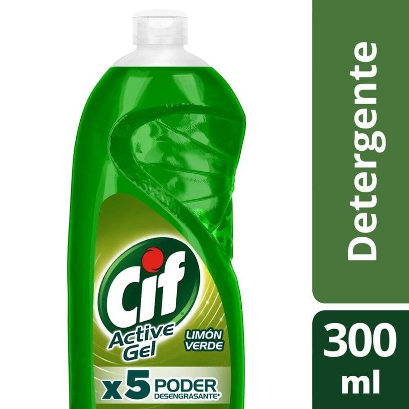 Detergente-Activo-Gel-Core-Limon-Verde-Cif-300Ml-1-3012