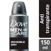Desodorante Antitranspirante Men Invisible Dry Dove 89 gr