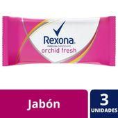 Jabon de Tocador Orchid Rexona 120 gr 3U