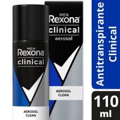 Desodorante Antitranspirante Men Clinical Clean Rexona 91 gr