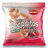 Cereal Bocadito Relleno de Frutilla Granix 180 gr