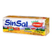 Galletita sin Sal Granix 185 gr
