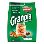 Granola Crocante Pasas/ Almendras Granix 350 gr
