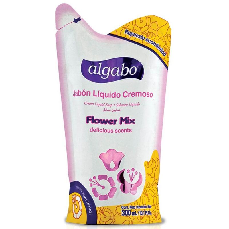 Jabon-Liquido-Algabo-Flower-Mix-Doy-Pack-300Ml-1-1557