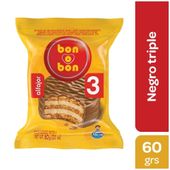 Alfajor Triple Chocolate Bon o Bon 60 gr