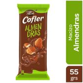 Chocolate Macizo Leche con Almendra Cofler 55 gr
