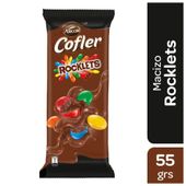 Chocolate Macizo Leche con Rocklets Cofler 55 gr