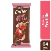 Chocolate Macizo Yogurt Frutilla Cofler 64 gr