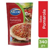 Salsa Pomarola sin TACC Arcor doypack 340 gr