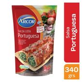 Salsa Portuguesa sin TACC Arcor Doy Pack 340 gr