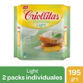 Tostada Light Criollitas 200 gr