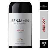 Vino Merlot Benjamin 750 cc