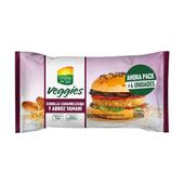 Hamburguesa de Cebolla Caramelizada y Arroz Veggies 420 gr 4U