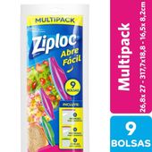 Bolsa Alimentos Multipack Ziploc 9U