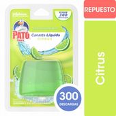 Canasta Liquida para Inodoros Citrus Pato Repuesto 50 cc