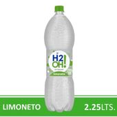Agua Saborizada Gasificada Limoneto H2Oh 2.25 lt