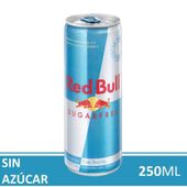 Bebida Energizante Sugar Free Red Bull 250 cc