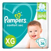 Pañales Confort Sec Pampers Xg 36U