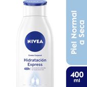 Crema Body Aloe Vera 5 en 1 Piel Normal Nivea 400 cc