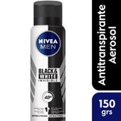 Desodorante Antitranspirante Men Power Black <(>&<)> White Nivea 150 cc