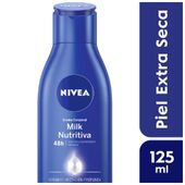 Crema Body Milk Nutritiva Rapida Absorcion Nivea 125 gr
