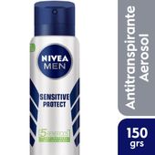 Desodorante Antitranspirante Sensitive For Men Nivea 150 ml