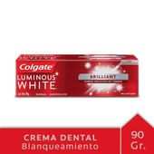 Crema Dental Luminous White Brilliant Colgate 90 gr