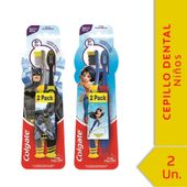 Cepillo Dental Smiles Batman y Mujer Maravilla Colgate 6+ 2U