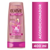 Acondicionador Kera-liso Elvive 230° 400 cc