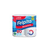 Papel Higienico Blanquisimo Felpita 4U 80 mt