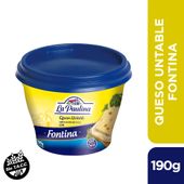 Queso Untable Fontina La Paulina 190 gr