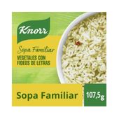 Sopa Vegetales con Letras Knorr 107.5 gr