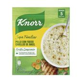 Sopa Pollo con Fideos Cabello de Angel Knorr 105.6 gr