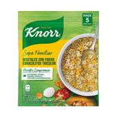 Sopa Vegetales con Fideos con pasta Knorr 107.5 gr