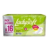 Toalla Femenina Normal Soft Touch Extra Algodon Ladysoft 16U