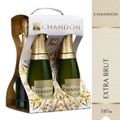 Champaña Extra Brut Chandon Pack 187 cc 4U