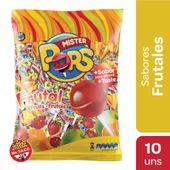 Chupetin Surtido Mister Pops 125 gr 10U