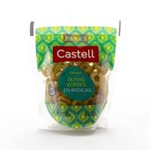 Aceituna Verdes en Rodajas Castell 80 gr