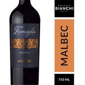 Vino Malbec Famiglia Bianchi 750 cc