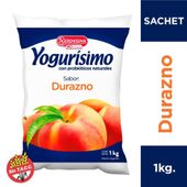 yogurisimo fort.ent durazno*1lt sachet