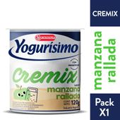 yogurisimo cremix manzana rall pack*120g