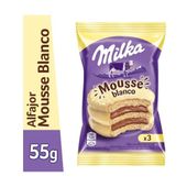 Alfajor Triple Mousse Chocolate Blanco Milka 55 gr