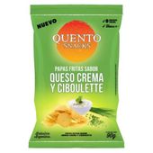 Papa Fritas Crema y Ciboullette Quento 82 gr