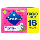 Toalla Femenina Clasicas Gel Nosotras 16U