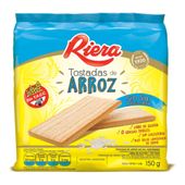 Tostada de Arroz sin Sal sin Tacc Riera 150 gr