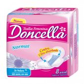 Toalla Femenina Normal Tela Suave con Alas Pocket 8U