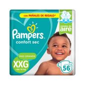 Pañales Confort Sec Pampers XXG 56U